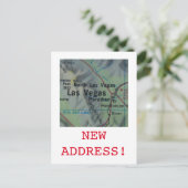 Las Vegas Ankündigung neuer Adresse (Stehend Vorderseite)