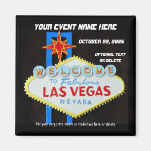 Las Vegas-Anlass-Memento Magnet