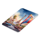 Las Vegas Aquarellkunst Magnet (Linke Seite)