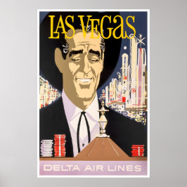 Las Vegas Art Nevada Travel Poster Casino Print