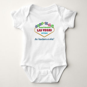 Las Vegas Baby Ankündigung Jersey Bodysuit Baby Strampler