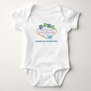 Las Vegas Baby Jersey Bodysuit Baby Strampler