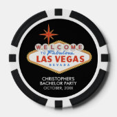 Las Vegas Bachelor Gefallen Golf Marker Poker Chip (Vorderseite)