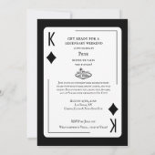 Las Vegas Bachelor Party Einladung (Rückseite)