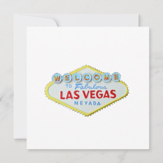 Las Vegas Bachelor Party Showgirl Einladung (Rückseite)