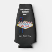 Las Vegas Bachelor Party Trip Gefallen Flaschenkühler (Vorderseite)