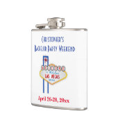 Las Vegas Bachelor Party Wochenende Ausflug Gefall Flachmann (Links)