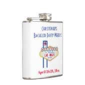 Las Vegas Bachelor Party Wochenende Ausflug Gefall Flachmann (Rechts)