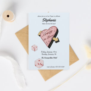 Las Vegas Bachelorette Einladung