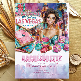 Las Vegas Bachelorette Einladung