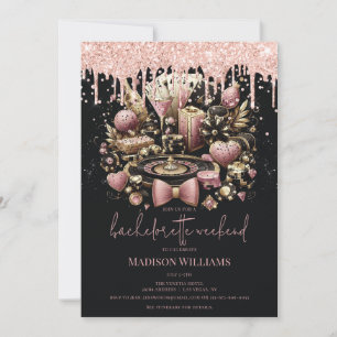 Las Vegas Bachelorette elegant Einladung