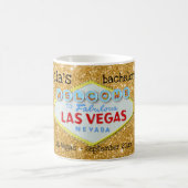 Las Vegas Bachelorette Goldfunkel Tasse (Mittel)