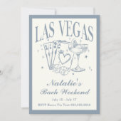 Las Vegas Bachelorette Kulturpass Bellinzona Einladung (Vorderseite)