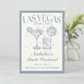 Las Vegas Bachelorette Kulturpass Bellinzona Einladung (Stehend Vorderseite)