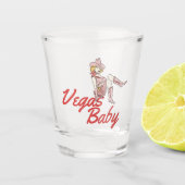 Las Vegas Bachelorette Schnapsglas (Vorderseite)