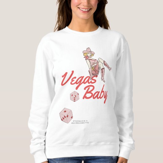 Las Vegas Bachelorette Sweatshirt (Vorderseite)