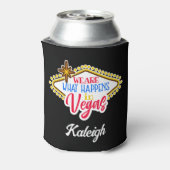 Las Vegas Bachelorette Weekend Favoriten Benutzerd Dosenkühler (Kanne Rückseite)