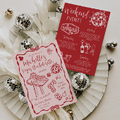 Las Vegas Bachelorette Weekend Itinerary Party Einladung