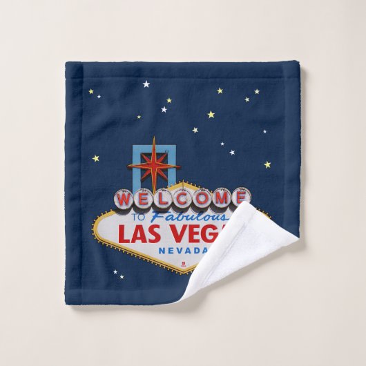 Las Vegas Badhandtuch Set (Waschlappen)