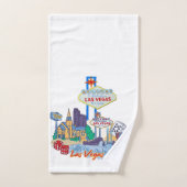 Las Vegas Badhandtuch Set (Handtuch)