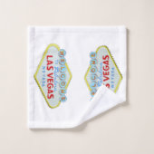 Las Vegas Badhandtuch Set (Waschlappen)