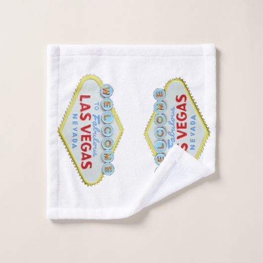 Las Vegas Badhandtuch Set (Waschlappen)