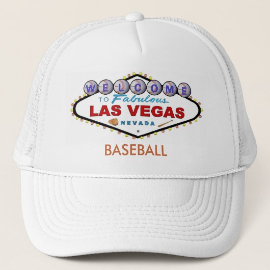 Las Vegas BASEBALL Cap Truckerkappe (Vorderseite)