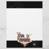 Las Vegas Begrüßungszeichen auf Starry Background (Vorderseite)