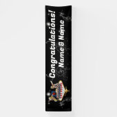Las Vegas Begrüßungszeichen auf Starry Background Banner (Vertikal)