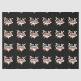 Las Vegas Begrüßungszeichen auf Starry Background Seidenpapier