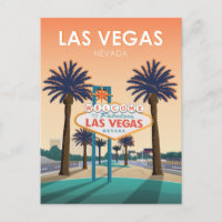 Las Vegas Begrüßungszeichen bei Sunset Vintage Tra