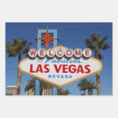 Las Vegas Begrüßungszeichen Geschenkpapier Set (Vorderseite)