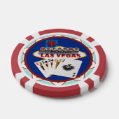 Las Vegas Begrüßungszeichen Pokerchips (Einzeln)