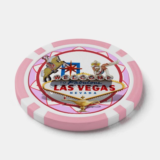 Las Vegas Begrüßungszeichen Pokerchips (Einzeln)