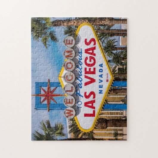 Las Vegas Begrüßungszeichen Puzzle (Vertikal)