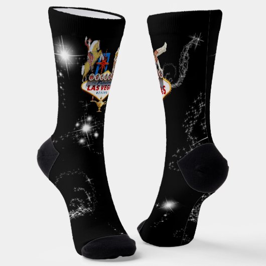 Las Vegas Begrüßungszeichen Socken (Gewinkelt)