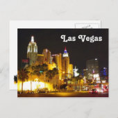 Las Vegas bei der Nachtpostkarte! Postkarte (Vorne/Hinten)