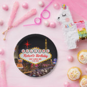 Las Vegas bei Nacht, jede Gelegenheit Pappteller (Party)