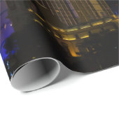 Las Vegas bei Nacht Skyline Geschenkpapier (Rolleneckpunkt)