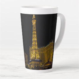 Las Vegas bei Nacht Skyline Milchtasse