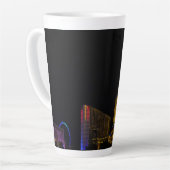 Las Vegas bei Nacht Skyline Milchtasse (Linke Ecke)