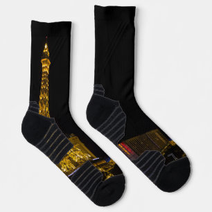 Las Vegas bei Nacht Skyline Socken
