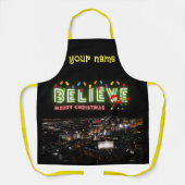 Las Vegas BELIEVE Schürze (Vorderseite)