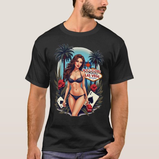 Las Vegas Bikini Museo Cantonale d'Arte T-Shirt (Vorderseite)