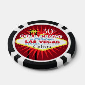Las Vegas Birthday Casino Pokerchips (Einzeln)