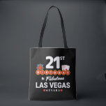 Las Vegas Birthday Party - 21st Birthday In Vegas Tasche<br><div class="desc">Planning Your 21st birthday in Vegas? This Welcome to Las Vegas sign style design is the perfekt way for a 21 year old to celebrate with a birthday party in Vegas! Great for a girls' trip or birthday squad coming to Vegas for a weekend getaway or vacation. Feature "21st Birthday...</div>