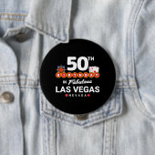 Las Vegas Birthday Party - 50th Birthday In Vegas Button (Beispiel)