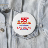 Las Vegas Birthday Party - 55th Birthday In Vegas Button (Beispiel)