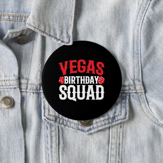 Las Vegas Birthday Party Button (Beispiel)