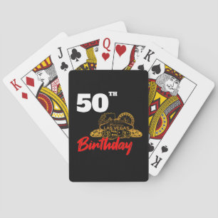 Las Vegas Birthday Party Custom Poker Spielkarten